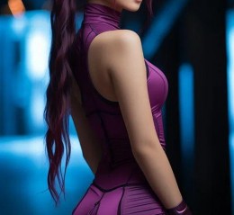 紫色美臀仙女姐姐的绝美风采