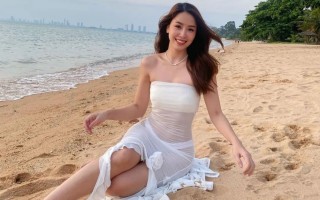 泰国最美空姐Gippy外表亮丽，身材高挑婀娜，是无数人心目中的女神