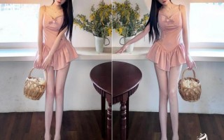 清新可爱！高跟鞋搭配“小粉裙” 绽放娇美韵味，清纯女生必备！